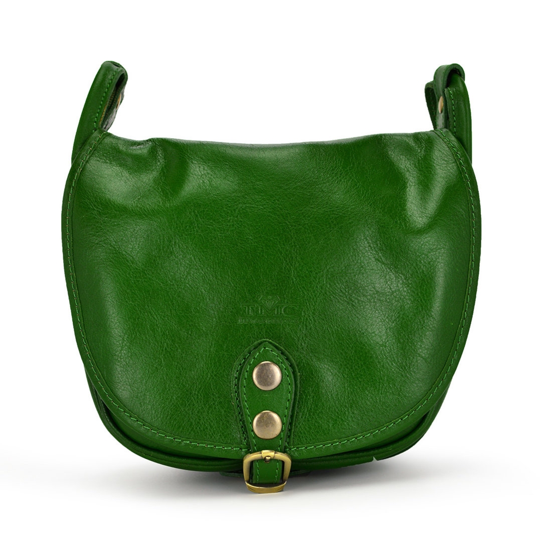 Mała Skórzana listonoszka damska w stylu retro