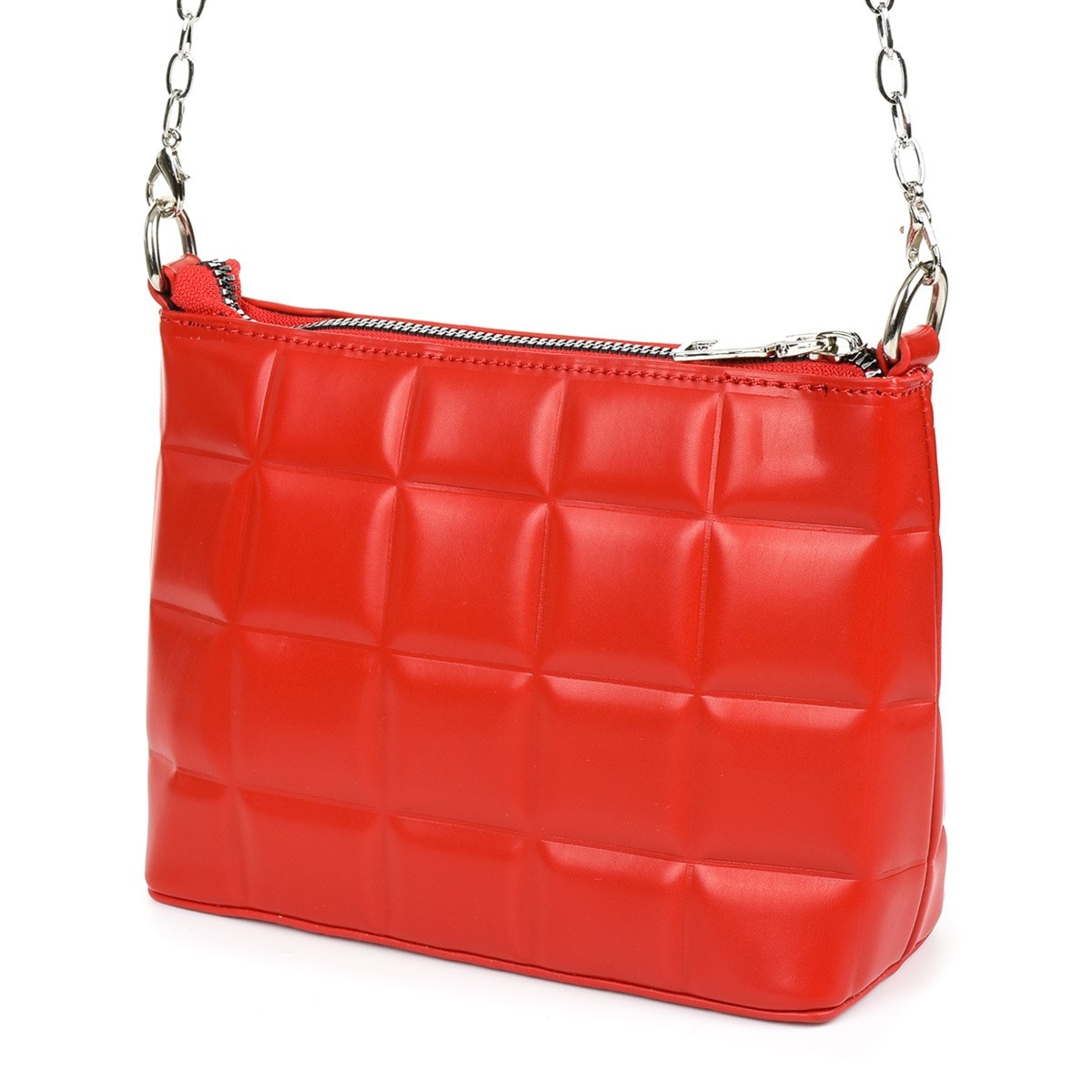 Czerwona Torebka Damska Listonoszka Elegancka na ramię moda Z39