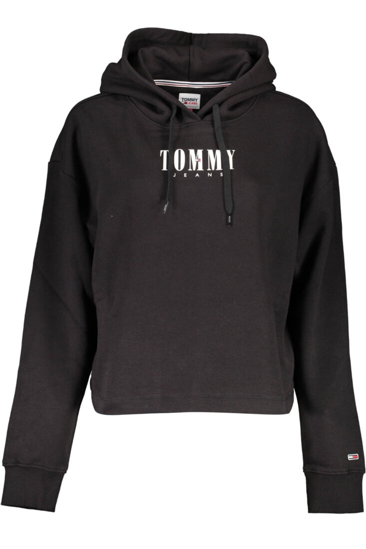 BLUZA TOMMY HILFIGER BEZ ZAMKA DAMSKA CZARNA