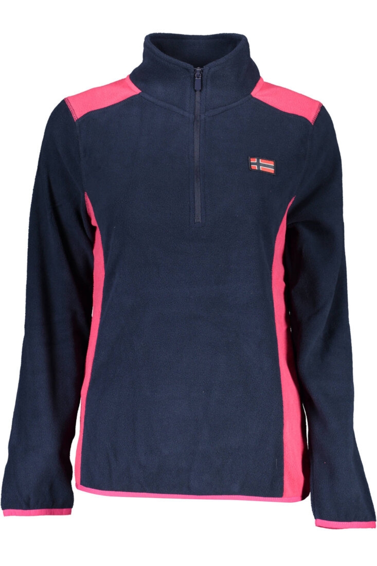 BLUZA NORWEGIA 1963 BEZ ZAMKA DAMSKA NIEBIESKA