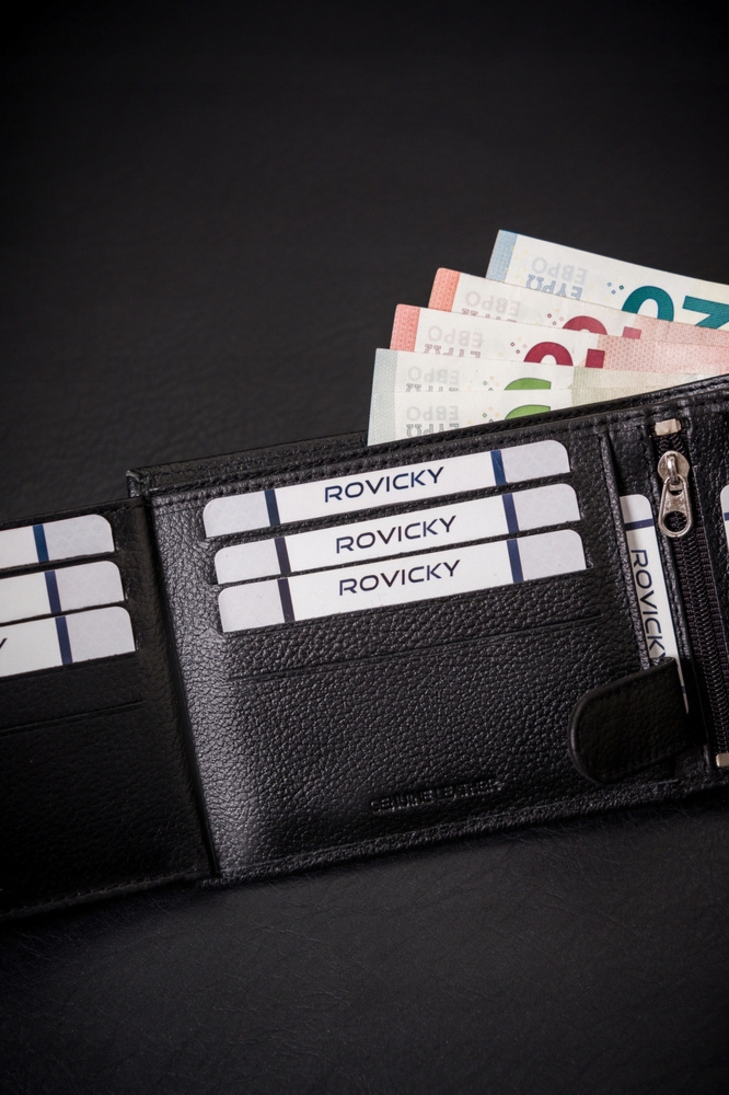 Stylowy skórzany portfel męski z RFID 4U Cavaldi