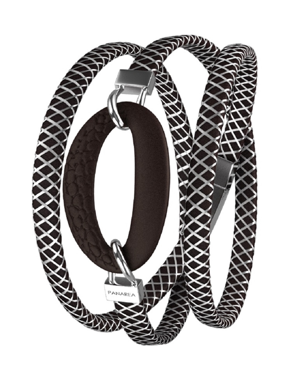 Biżuteria PANAREA BM1M21. Bransoletka, Kolor brązowy srebrny. Kobieta.