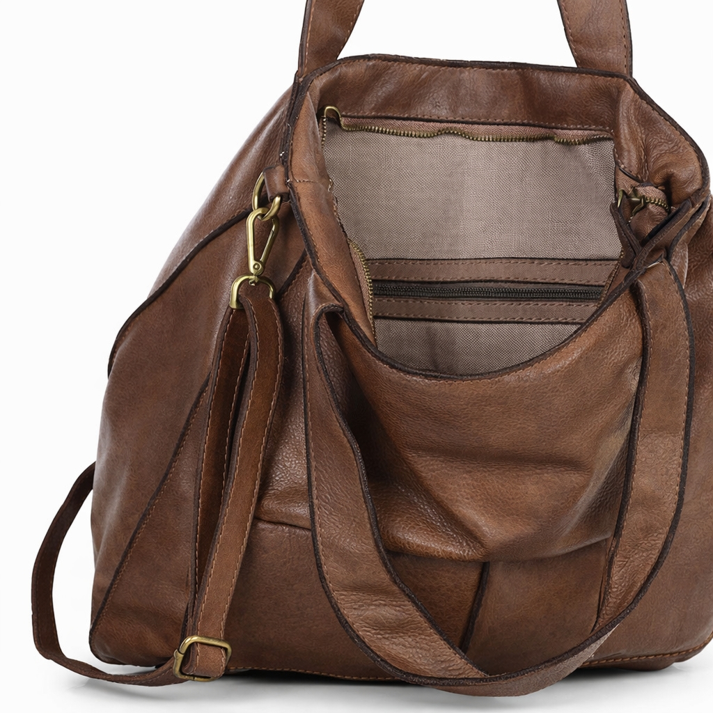 Vera Pelle Torebka Damska Shopper A4 Skóra Naturalna Duża na Ramię