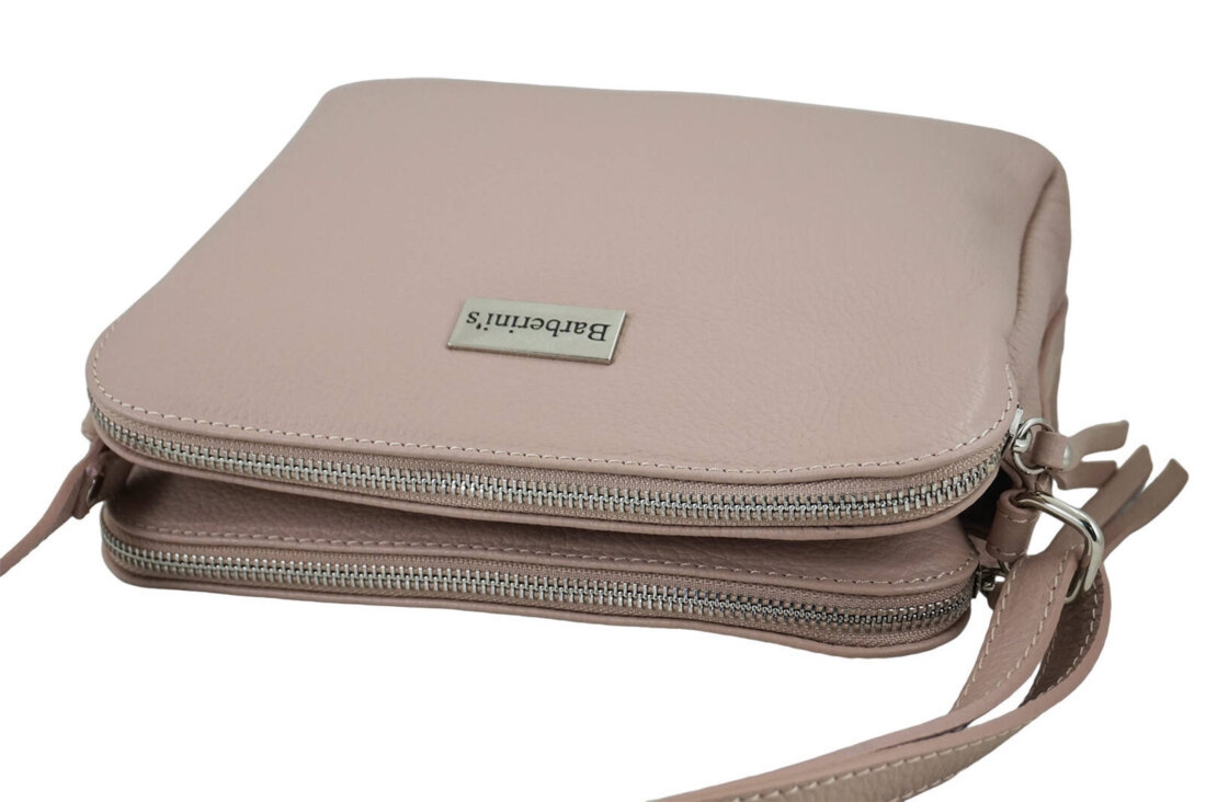 Torby listonoszki damskie - Barberini's - Różowa pudrowa