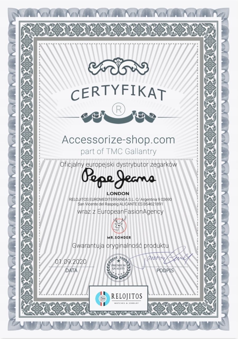 Okulary PEPE JEANS PJ5135C1140. Okulary przeciwsłoneczne, Kolor czarny. Unisex.