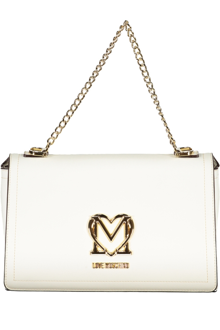 BIAŁA TORBA DAMSKA LOVE MOSCHINO