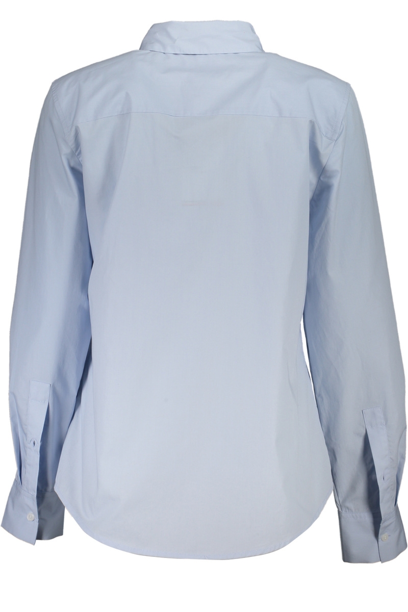 NIEBIESKA KOSZULA DAMSKA Z DŁUGIM RĘKAWEM TOMMY HILFIGER