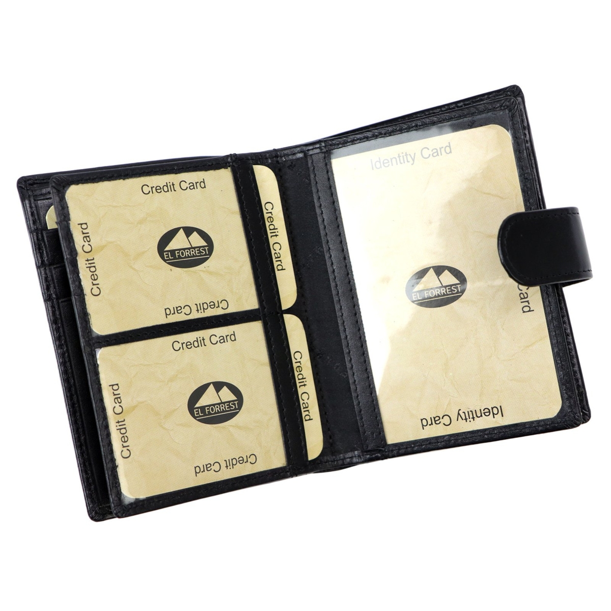 Skórzany męski portfel EL FORREST 703-61 RFID