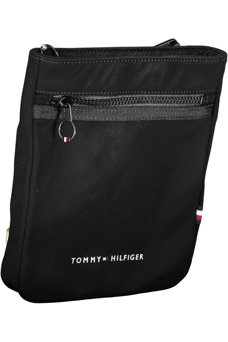 CZARNA TORBA NA RAMIĘ MĘSKA TOMMY HILFIGER