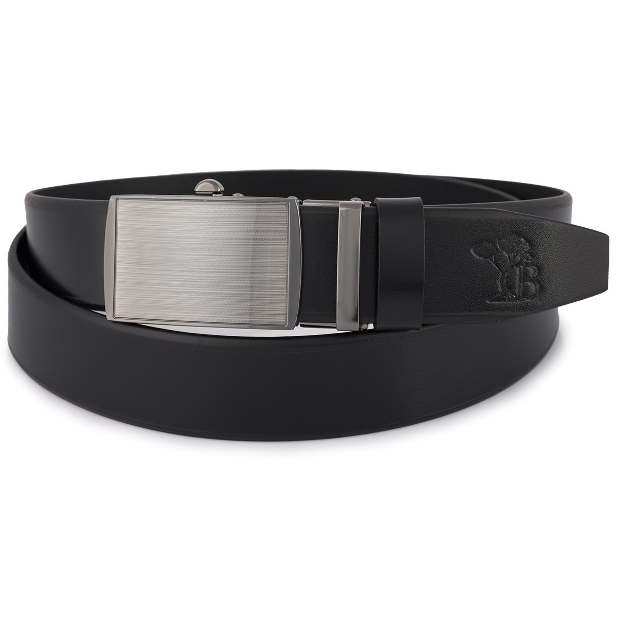 Pasek skórzany męski czarny szeroki 3,5 cm Beltimore A20 : Kolory - czarny, Rozmiar pasków - r.115-130 cm