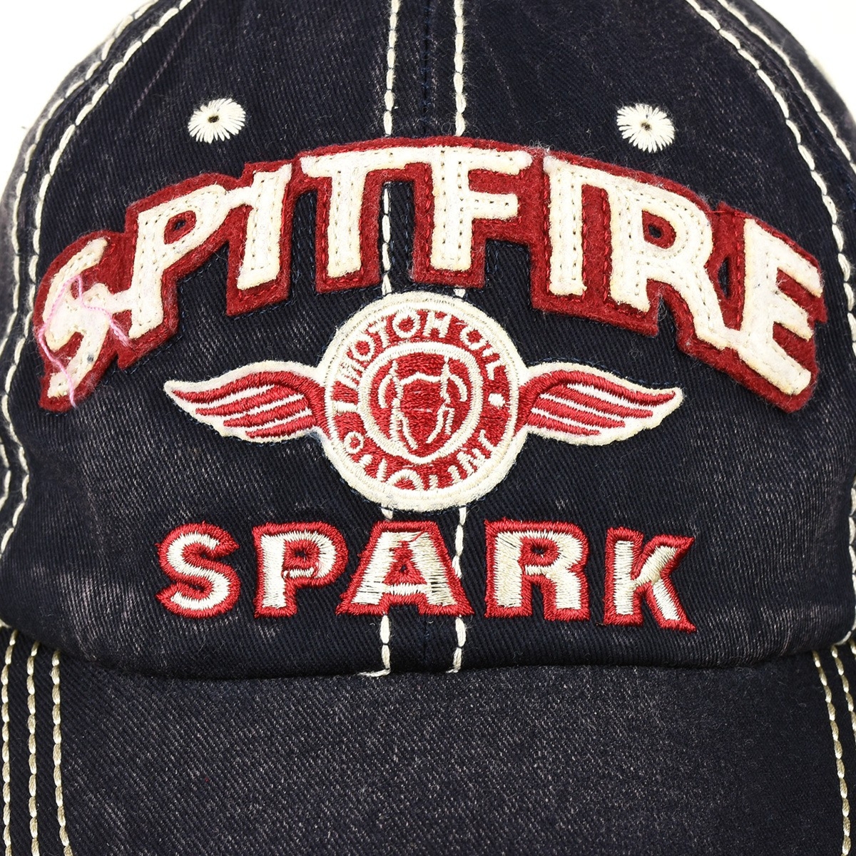 Granatowa Czapka z daszkiem baseballówka oryginalna regulacja cz-m-49