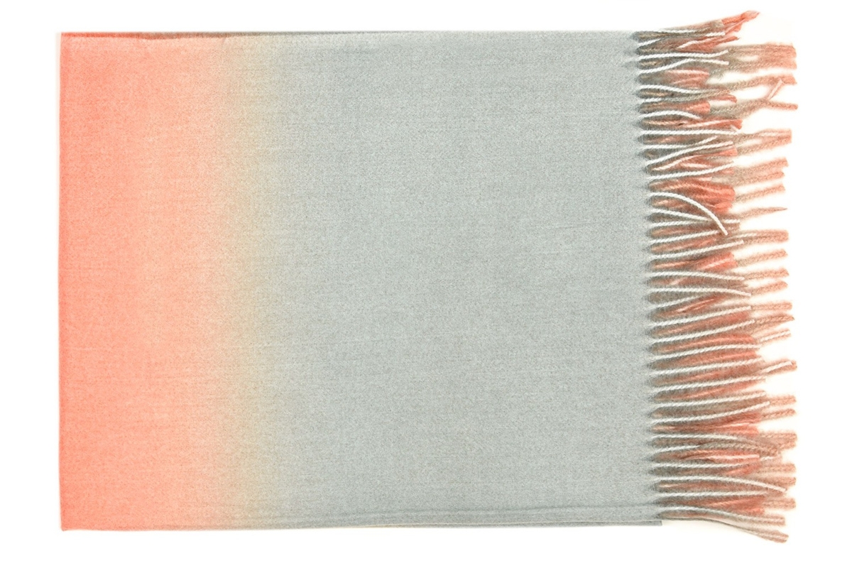 Szalik damski modna chusta ombre frędzle kolory elegancki szal D26