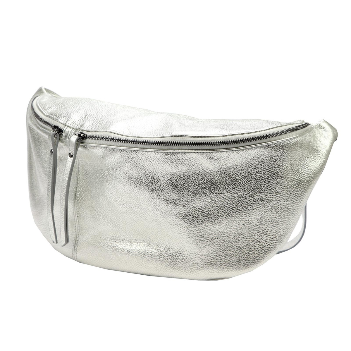 Miejska Metaliczna skórzana damska nerka listonoszka przez ramię od Luka