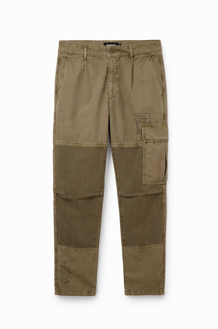 Męskie bawełniane spodnie chinos na co dzień