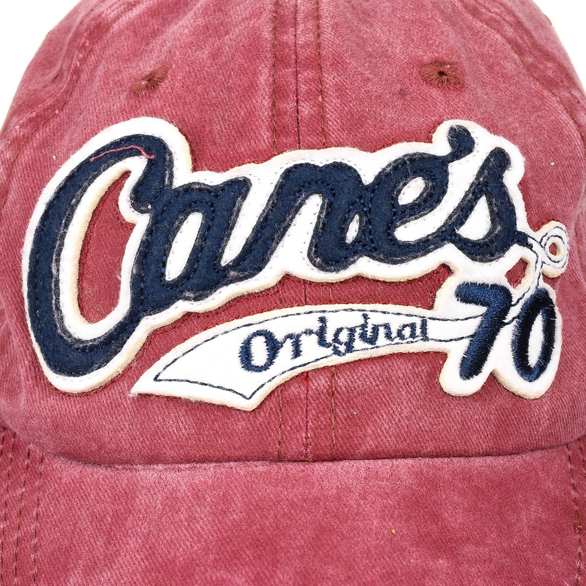 Czerwona Czapka z daszkiem baseballówka vintage regulacja cz-m-41