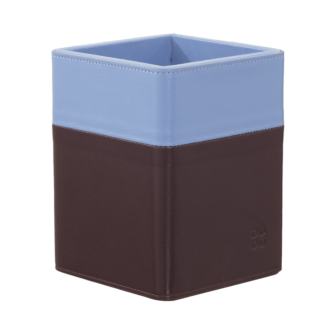 DUDU pojemnik na długopisy na biurko skóra naturalna przybornik