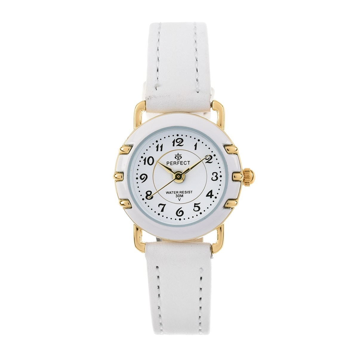 ZEGAREK KOMUNIJNY DZIECIĘCY PERFECT LP033-02 biały + BOX