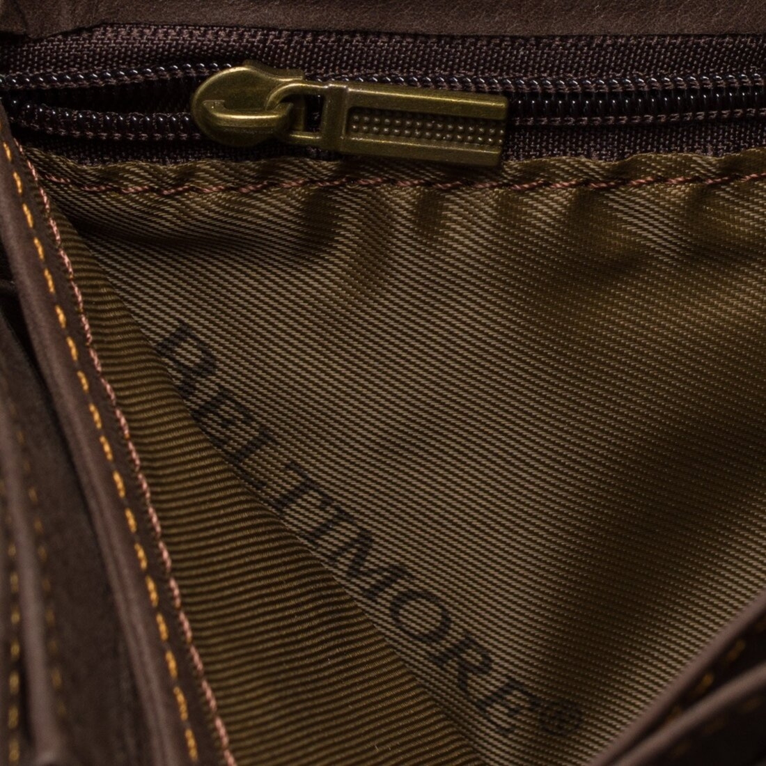 Portfel męski skórzany mały brązowy z wsuwką na banknoty RFiD Beltimore L47