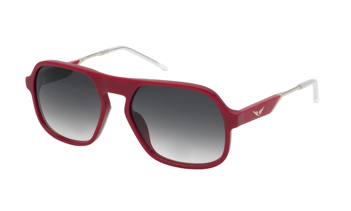 Okulary ZADIG&VOLTAIRE SZV365-5709FA. Okulary przeciwsłoneczne, Kolor czerwony. Kobieta.