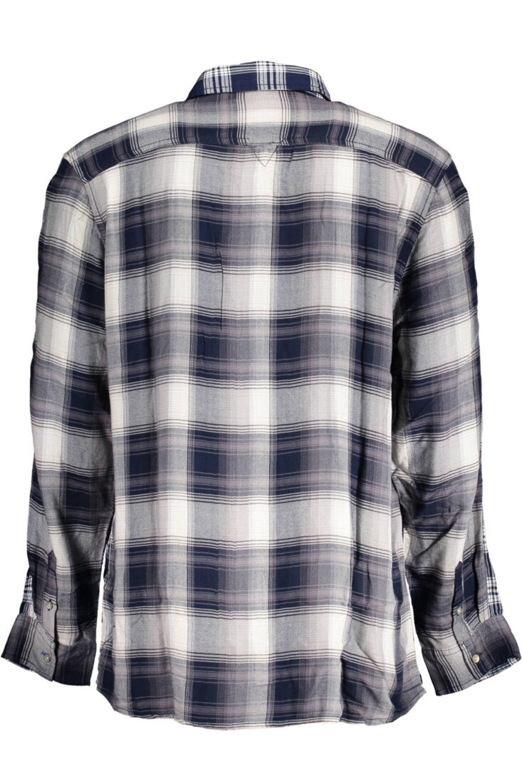 GUESS JEANS MĘSKA KOSZULA Z DŁUGIM RĘKAWEM NIEBIESKA