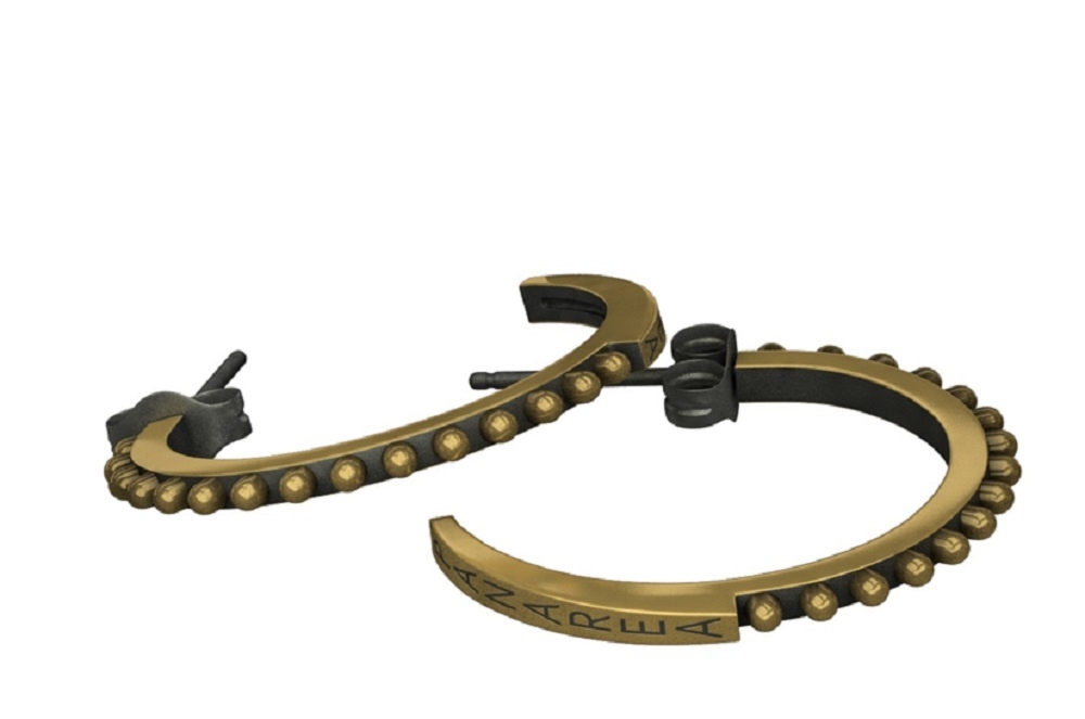 Biżuteria PANAREA OS25RU1. SLOPES, Kolor czarny. Kobieta.