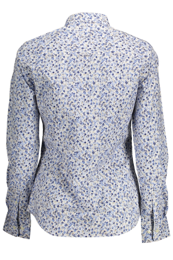 KOSZULA GANT Z DŁUGIM RĘKAWEM DAMSKA JASNA NIEBIESKA