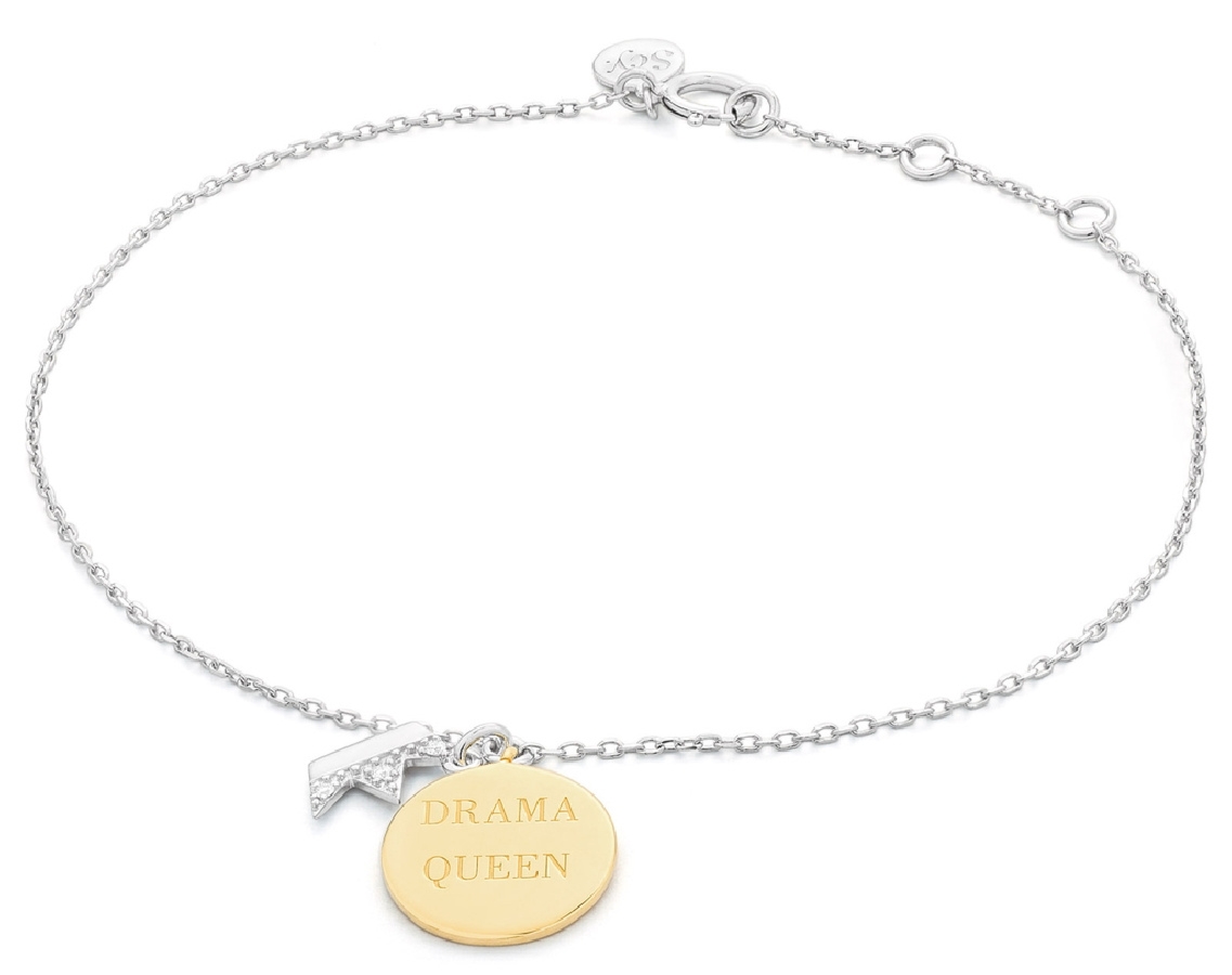 Biżuteria SECRECY B3746CDAWW900. Bransoletka, Kolor szary. Kobieta.