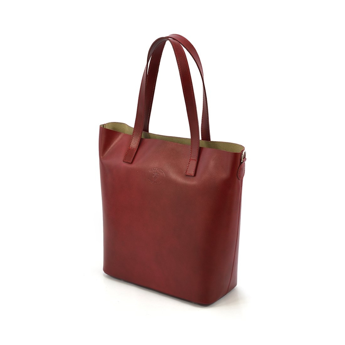 Duża pakowna torebka na ramię skórzana Shopperbag