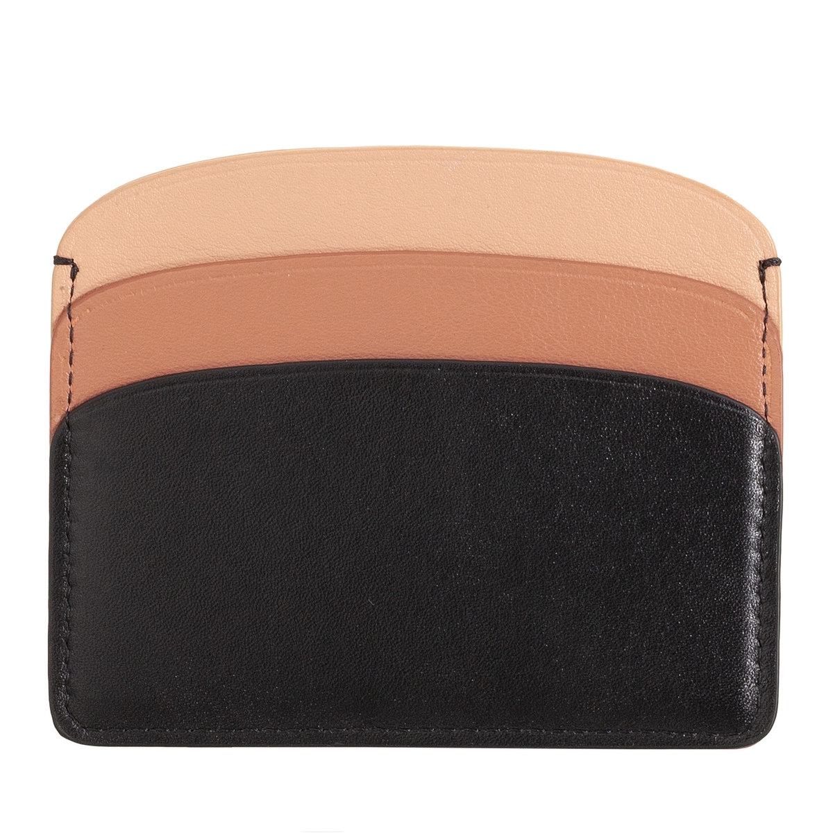 DuDu małe etui na karty dokumenty skóra naturalna Slim Wallet