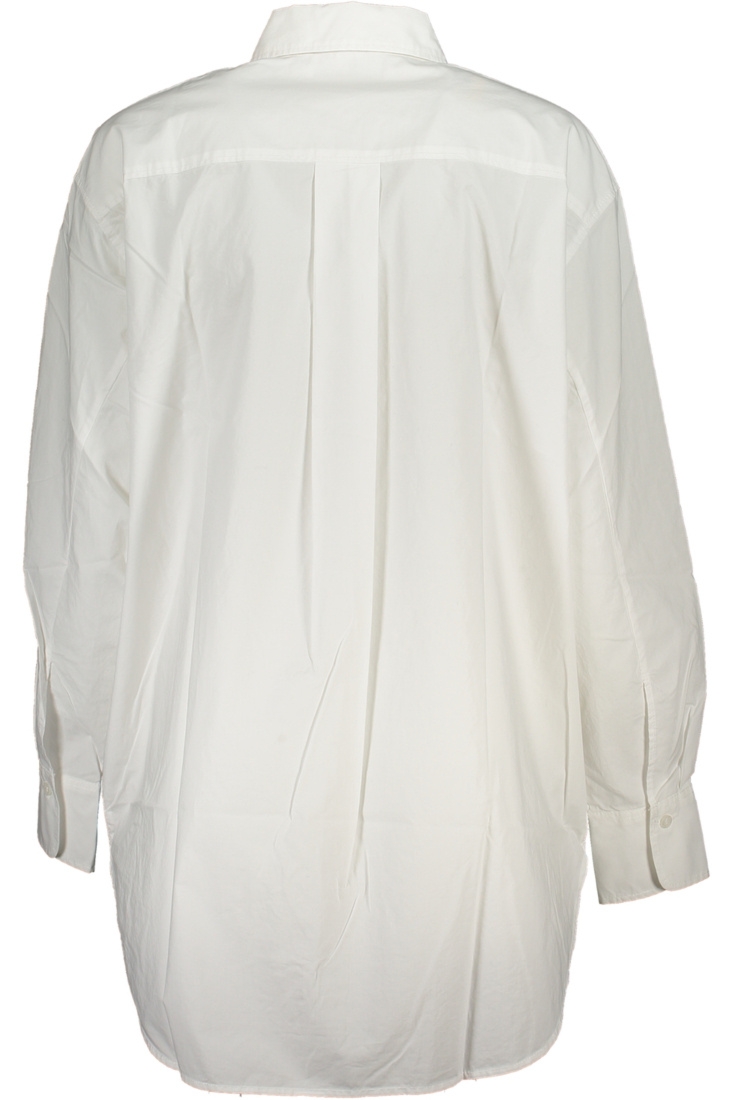 KOSZULA DAMSKA Z DŁUGIM RĘKAWEM CALVIN KLEIN BIAŁA