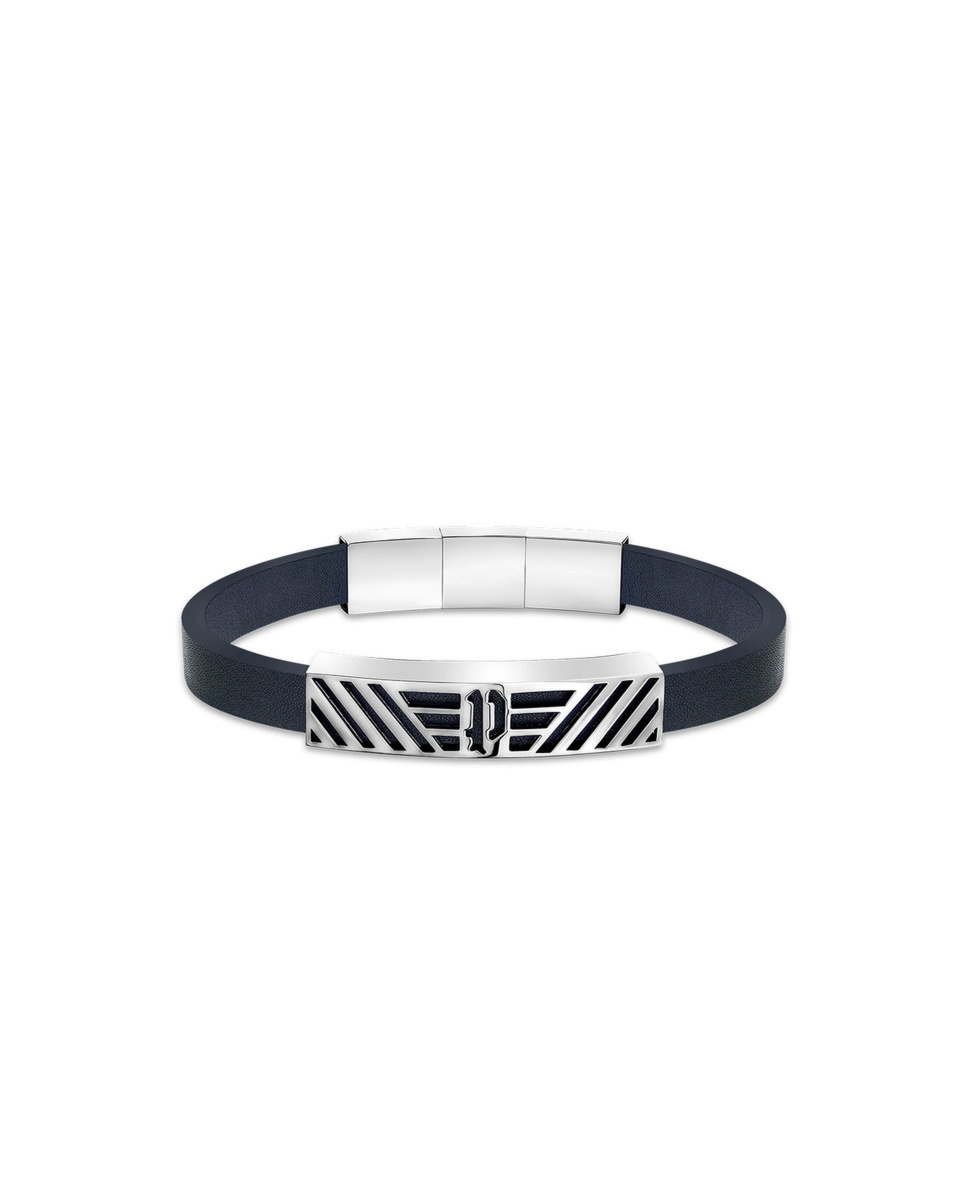 Biżuteria POLICE PEAGB2211701. Bransoletka, Kolor czarny. Mężczyzna.