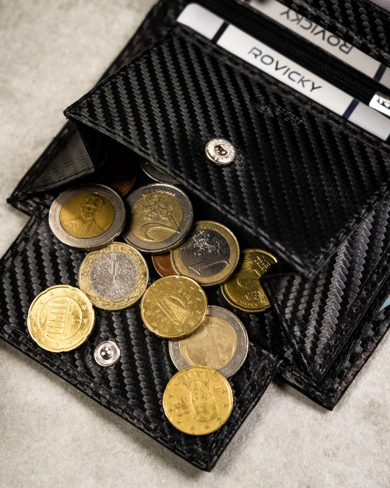 Zestaw męski na prezent portfel breloczek Rovicky