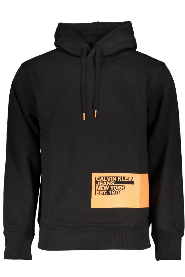 CALVIN KLEIN MĘSKA BLUZA BEZ ZAMKA, CZARNA