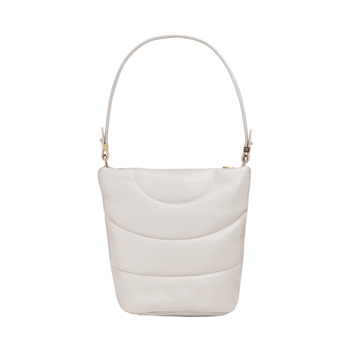 Damska skórzana pikowana torebka na ramię listonoszka z uchwytem DUDU