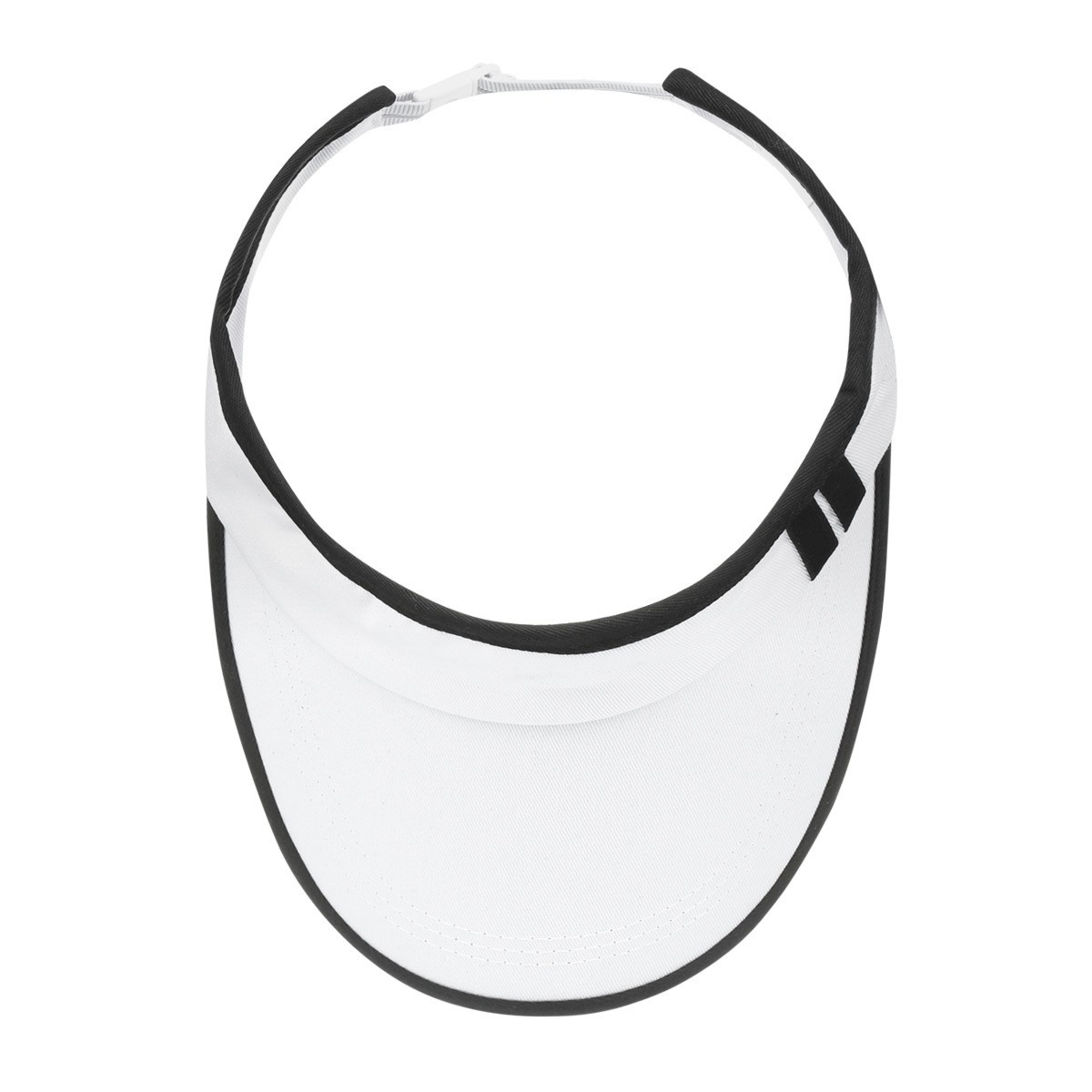 Biały Daszek na głowę przeciwsłoneczny czapka na lato neon regulowany daszek3n