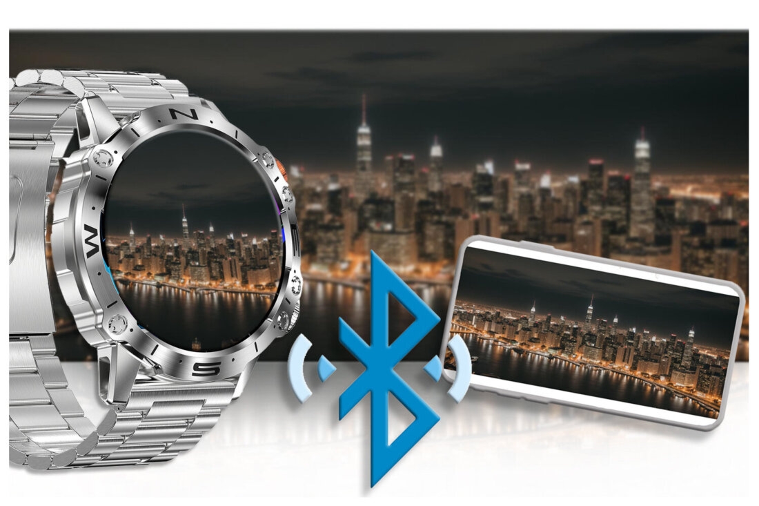 SMARTWATCH MĘSKI GRAVITY GT20-1 - AMOLED, DODATKOWY PASEK (sg024a)