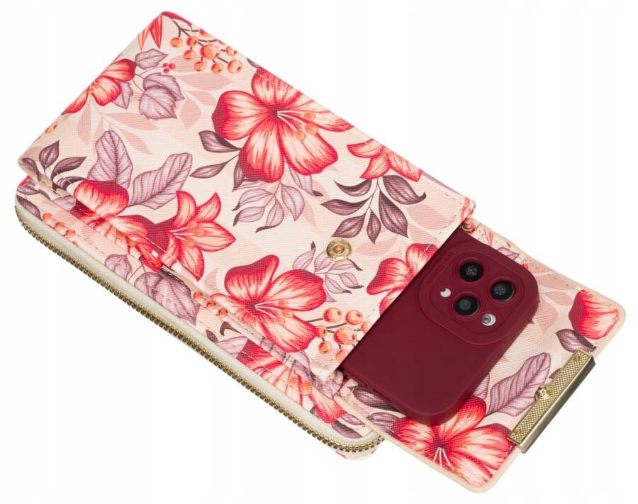 Damski portfel-torebka ze skóry eko od Cavaldi