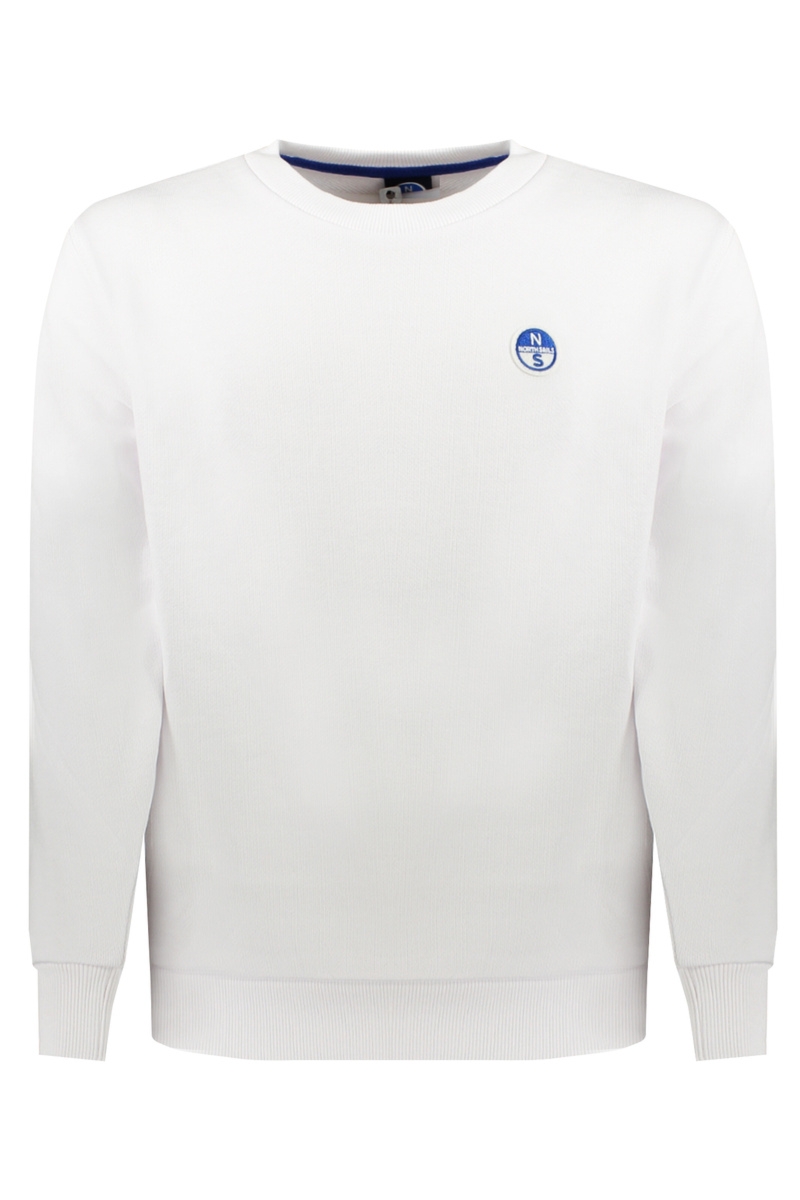 BIAŁA BLUZA BEZ ZAMKA NORTH SAILS