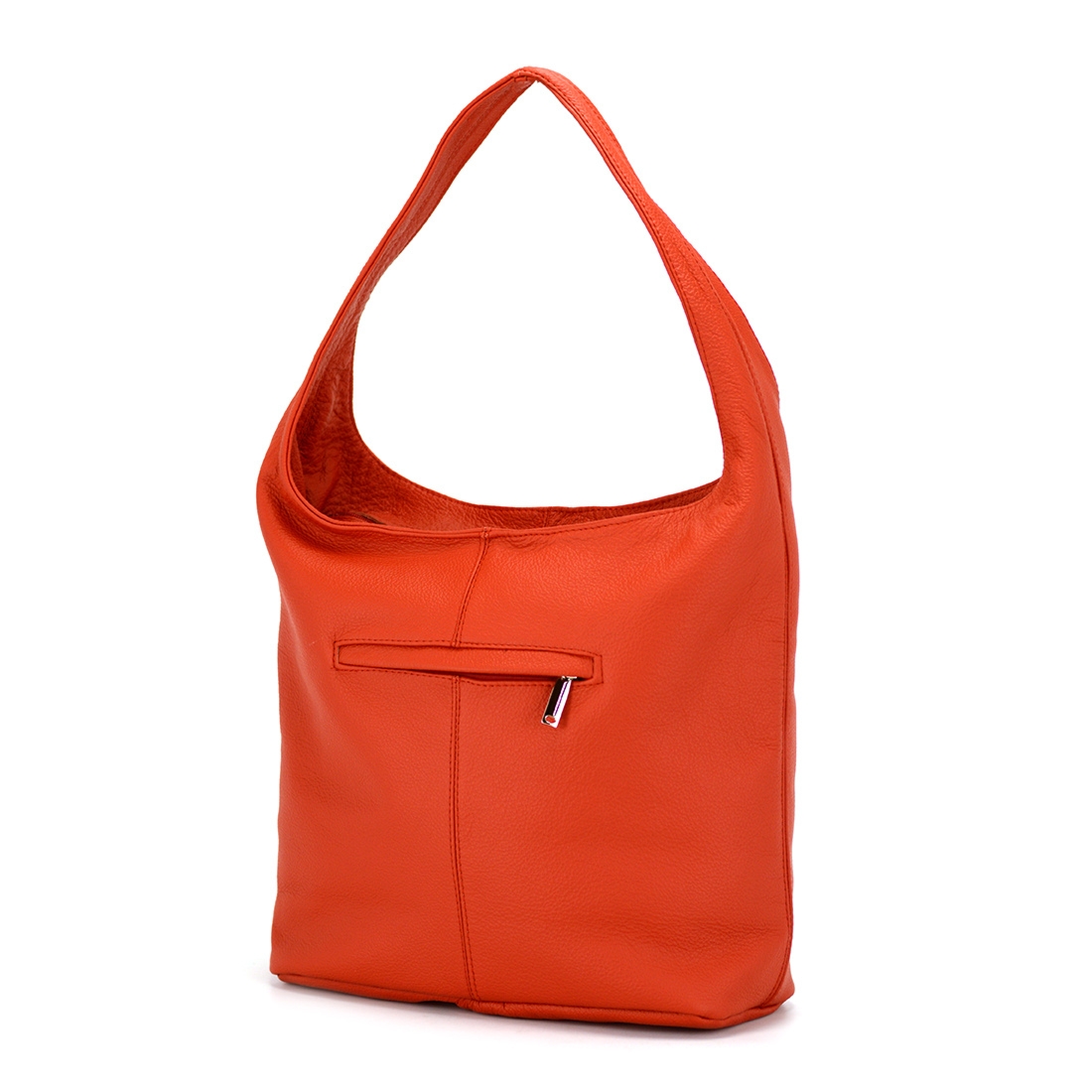 Duża stylowa shopperbag torebka na ramię skórzana z kieszeniami Voyager