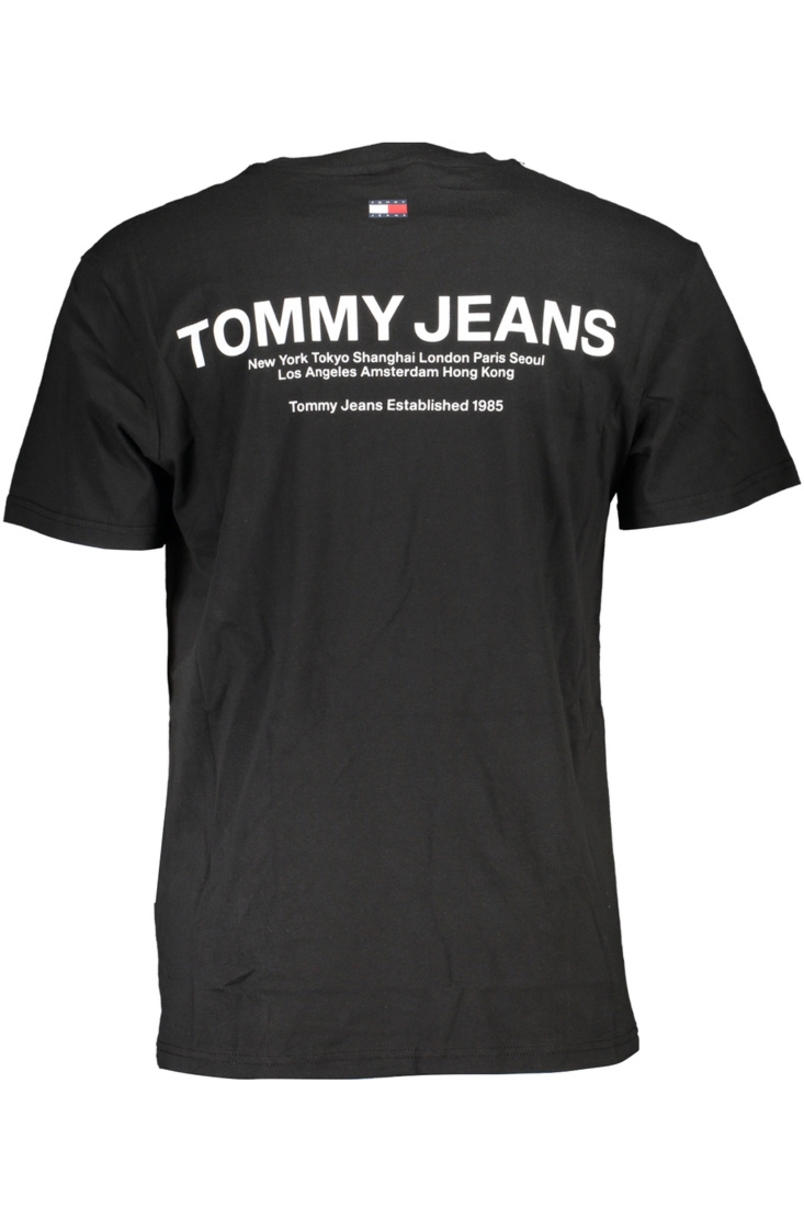 MĘSKI T-SHIRT Z KRÓTKIM RĘKAWEM TOMMY HILFIGER CZARNY