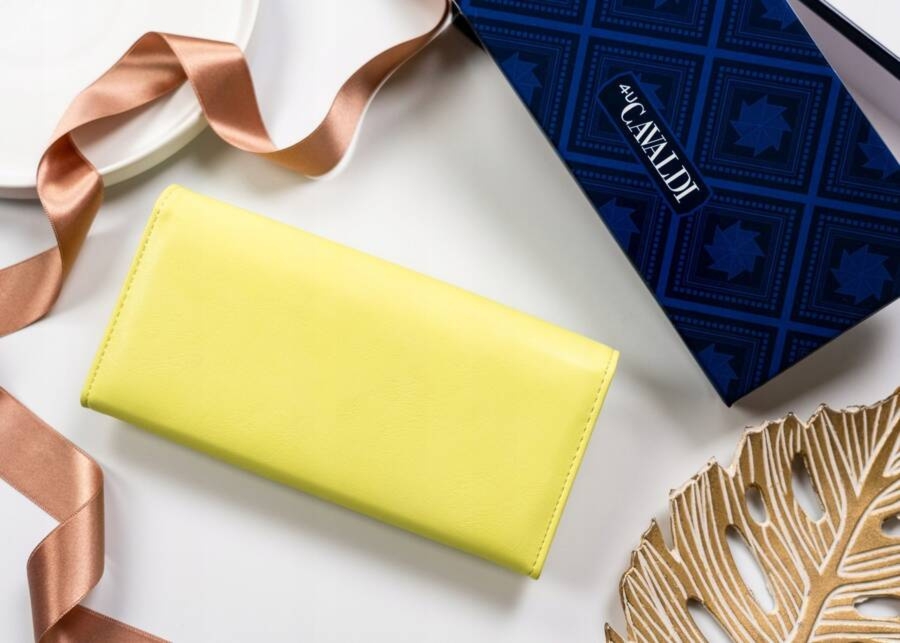 Podłużny portfel damski ze skóry eko 4U Cavaldi