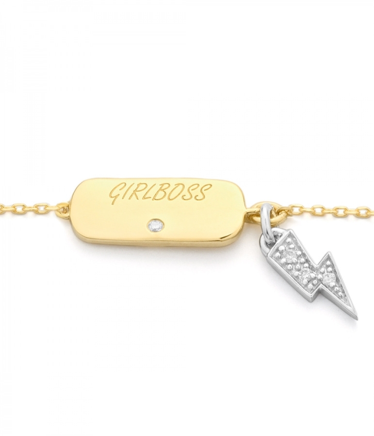 Biżuteria SECRECY B3753CDAWW900. Bransoletka, Kolor złoty. Kobieta.