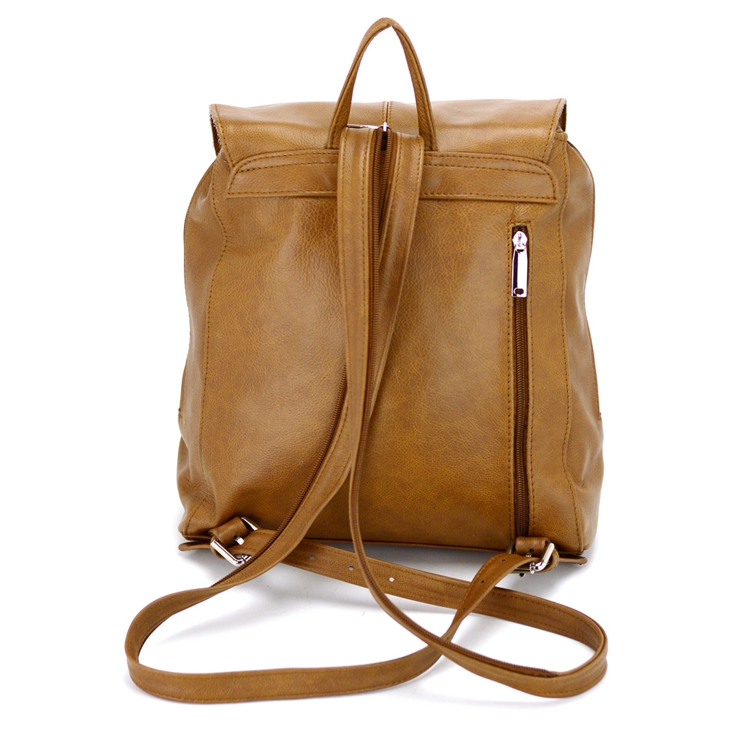 Voyager plecak damski skóra naturalna średni miejski magnes kieszenie