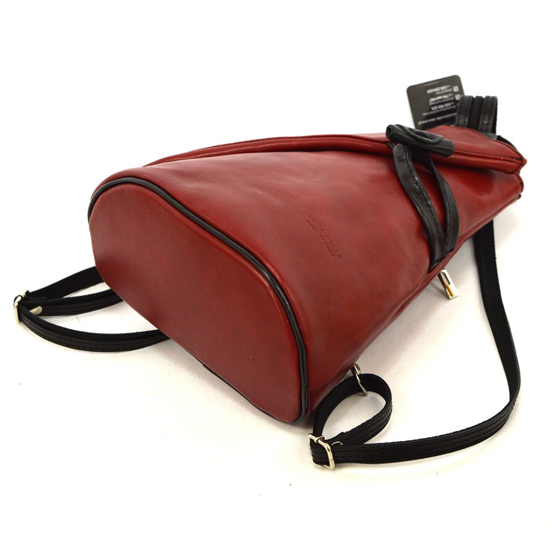 Designerski damski plecak skórzany na ramię