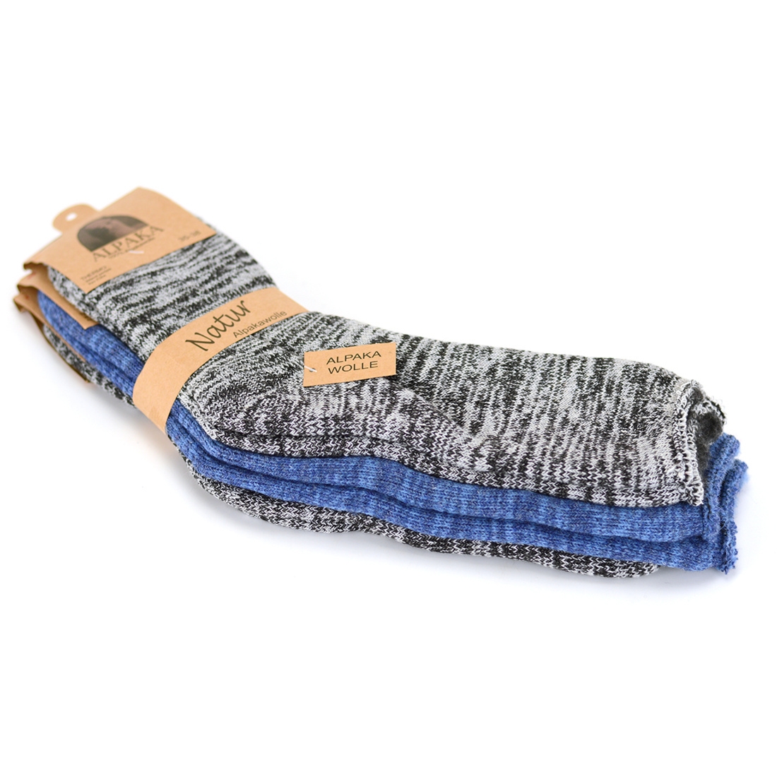 Ciepłe długie damskie skarpety z Alpaki, 100% wełny