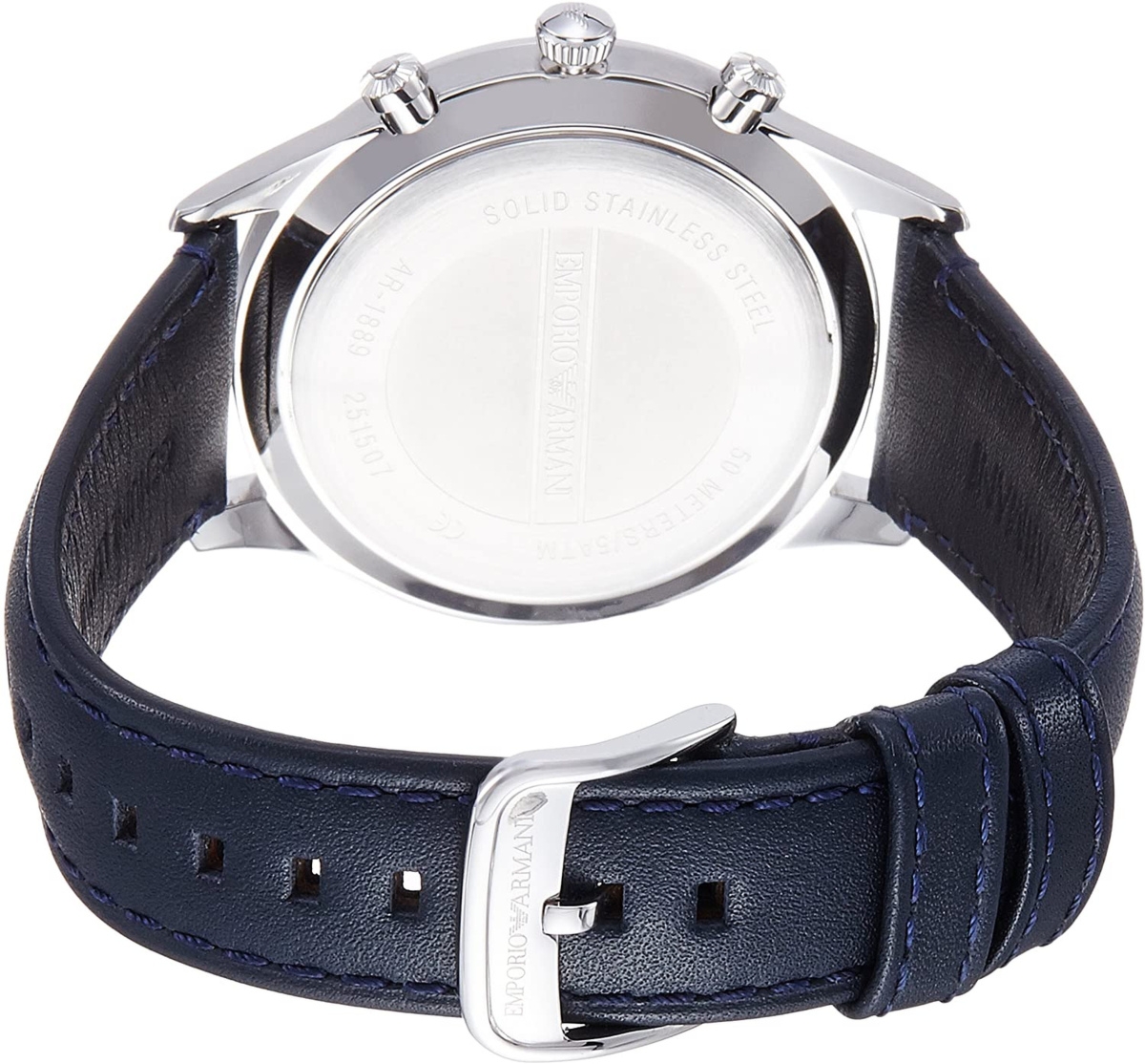 Zegarek ARMANI AR1889. Kwarcowy, Kolor niebieski. Mężczyzna.