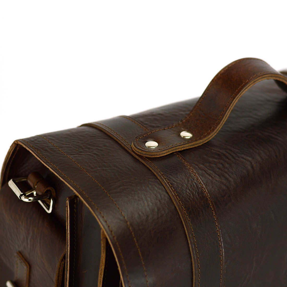 Torba, teczka na dokumenty skórzana z paskiem