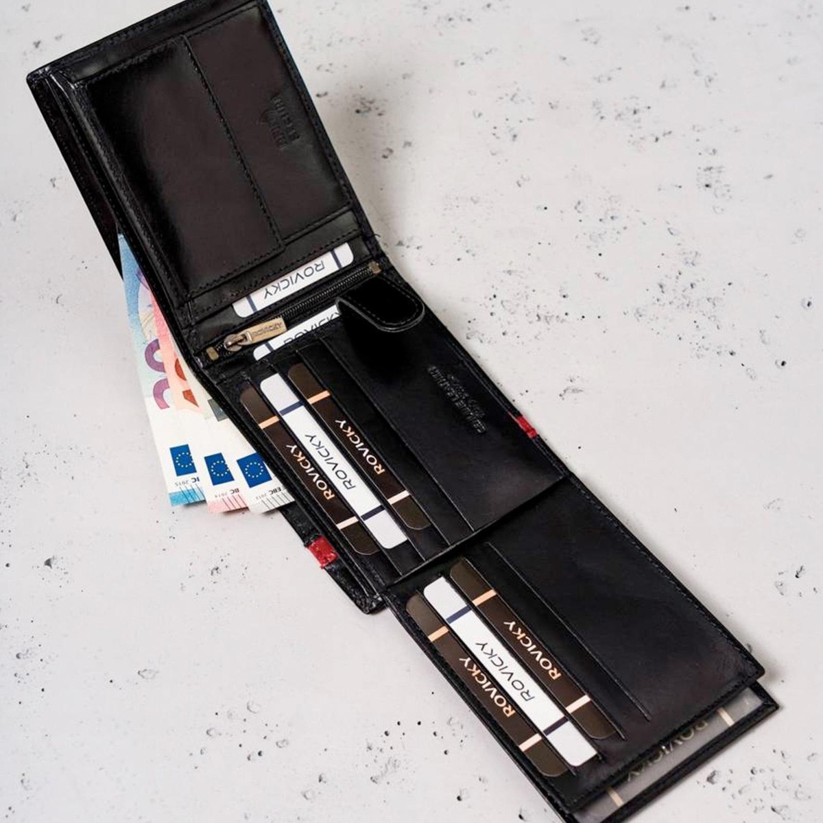 Skórzany męski portfel Peterson PTN N992-VTP