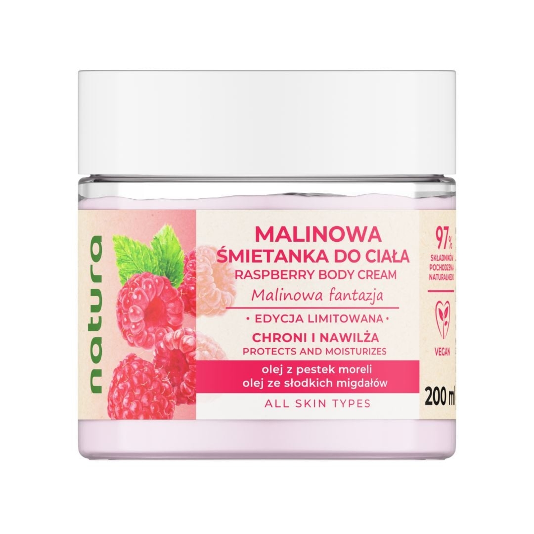Natura Malinowa Fantazja śmietanka do ciała 200 ml