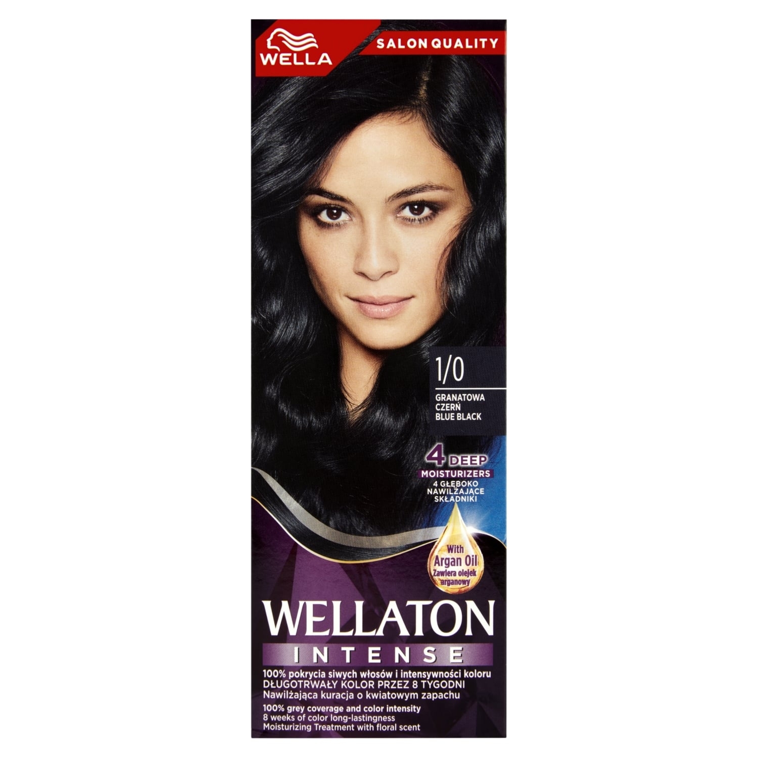 Wellaton Intense Farba do włosów 1/0 Granatowa Czerń